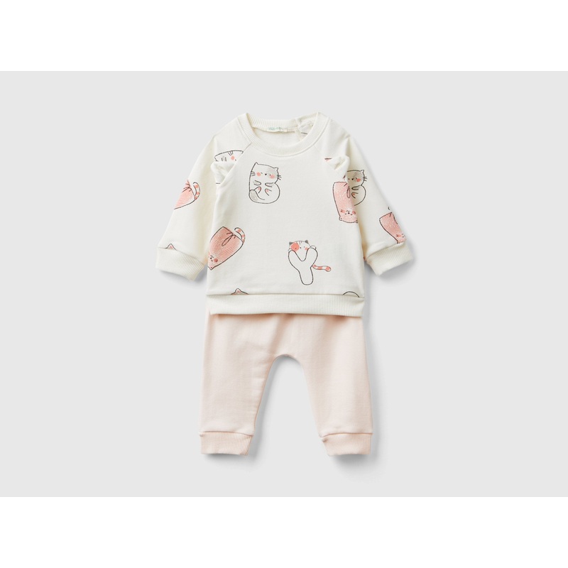 Outfit Set In Stretch Sweat