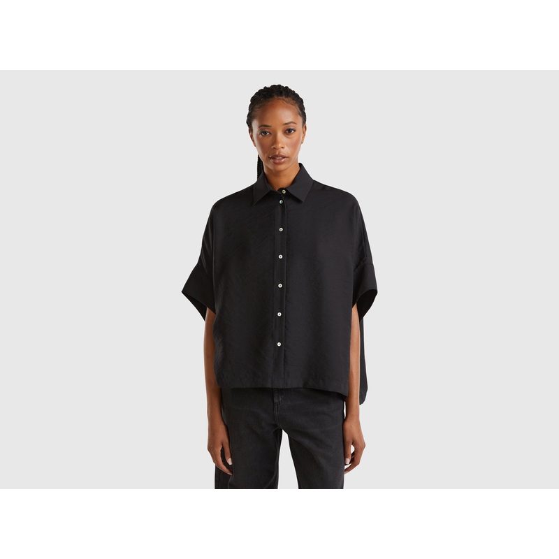 Oversized Shirt In Modal Blend