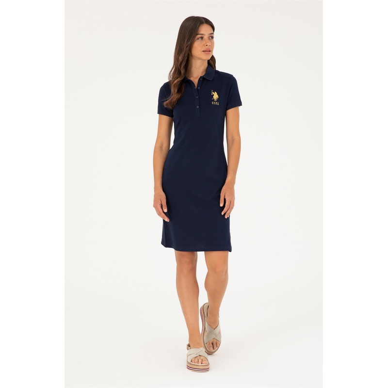 Polo Style Short Dress