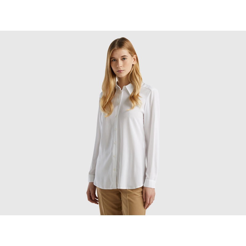 Regular Fit Shirt In Sustainable Viscose