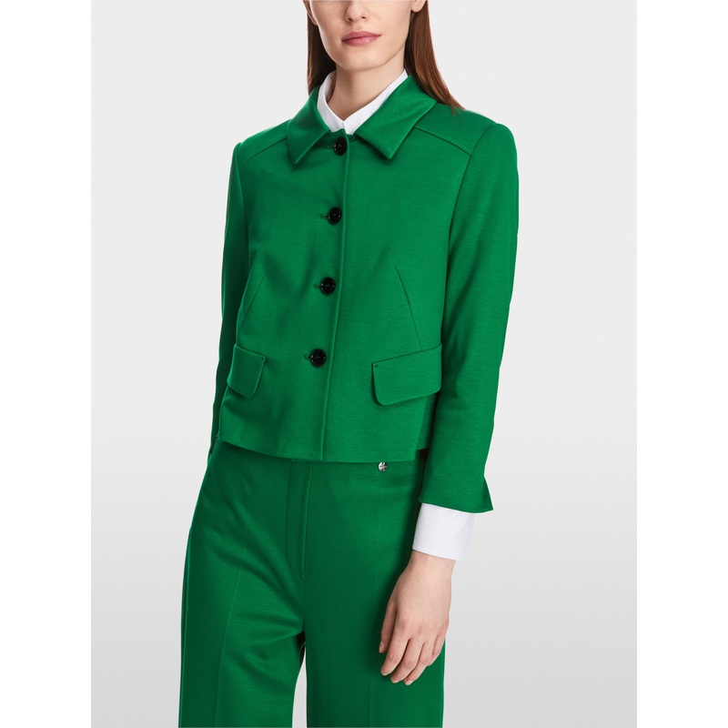 Short Jacket With Sleeve Slits