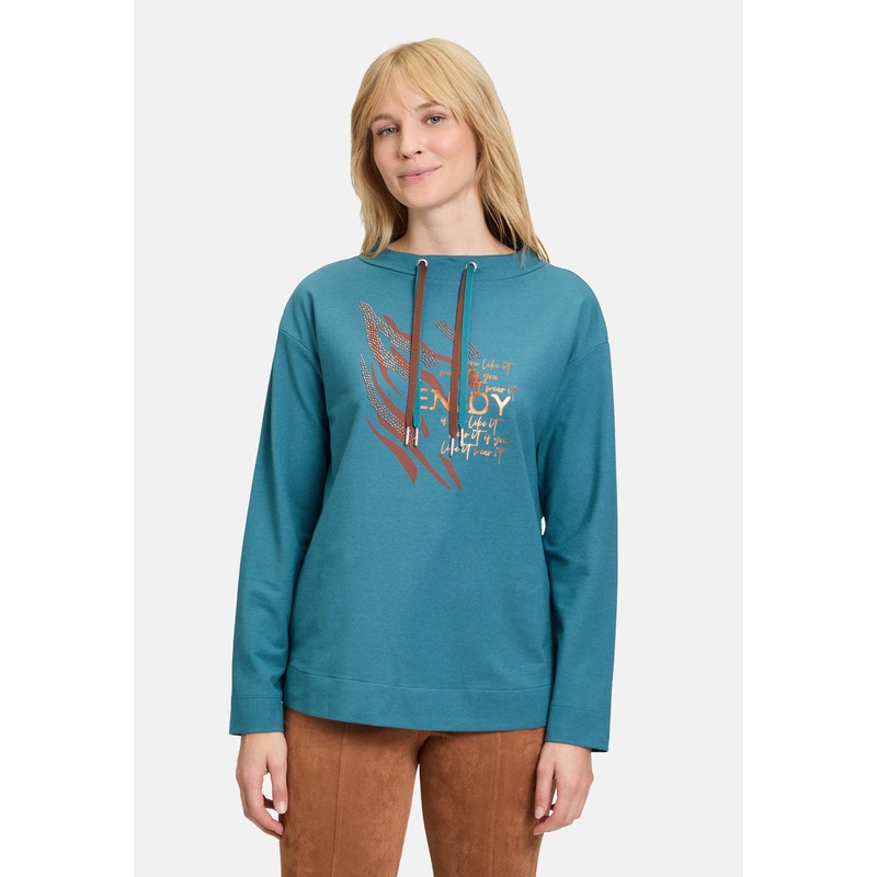 Sweatshirt With Collar