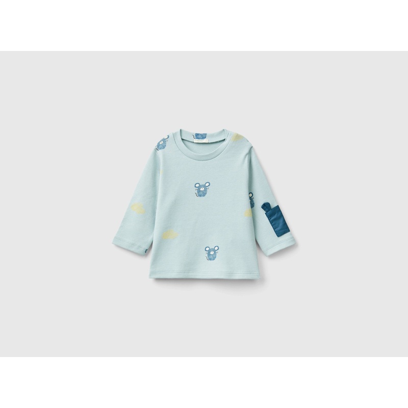 T-Shirt With Mouse Print