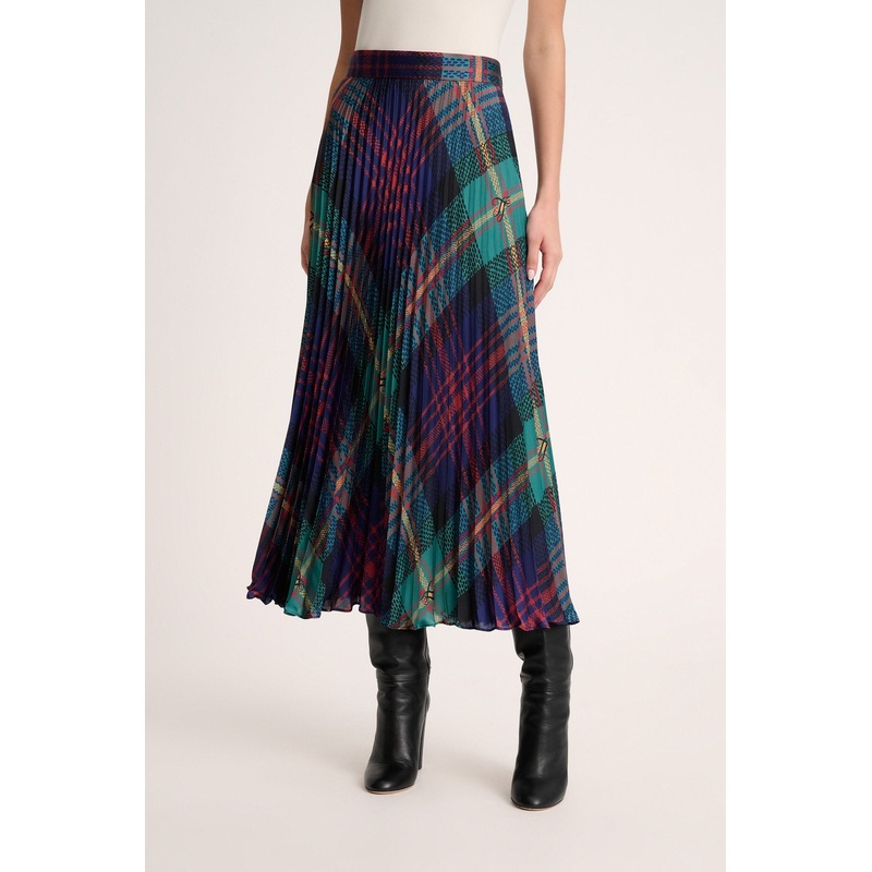 Faggio Soleil Pleated Skirt
