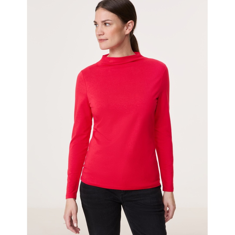 Long-Sleeved Shirt With Turtleneck