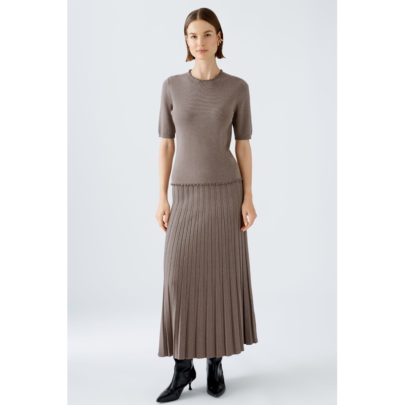 Midi Skirt Viscose Knit