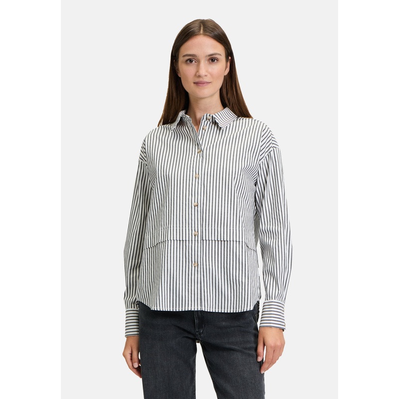 Shirt Blouse With Stripes