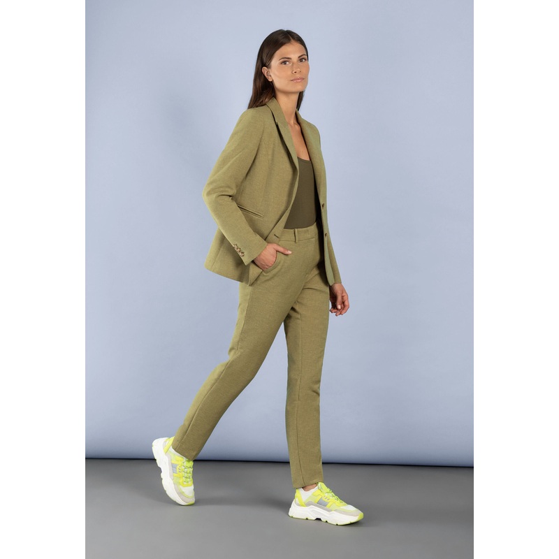 Soft Moss Green Hedy Suit Pants