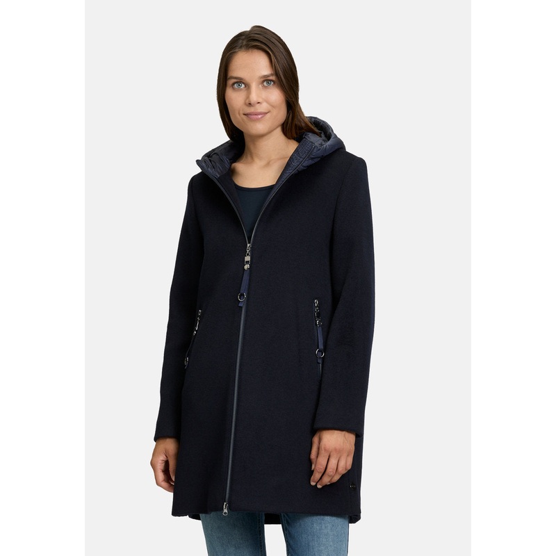 Wool Coat With Removable Vest Part