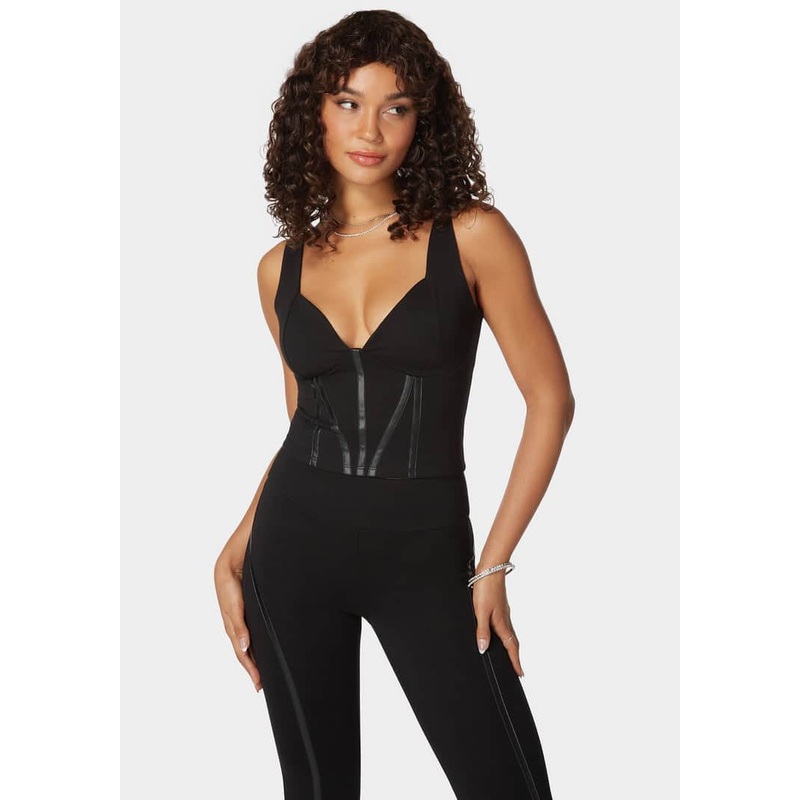 Pdr Combo Vegan Leather Corset