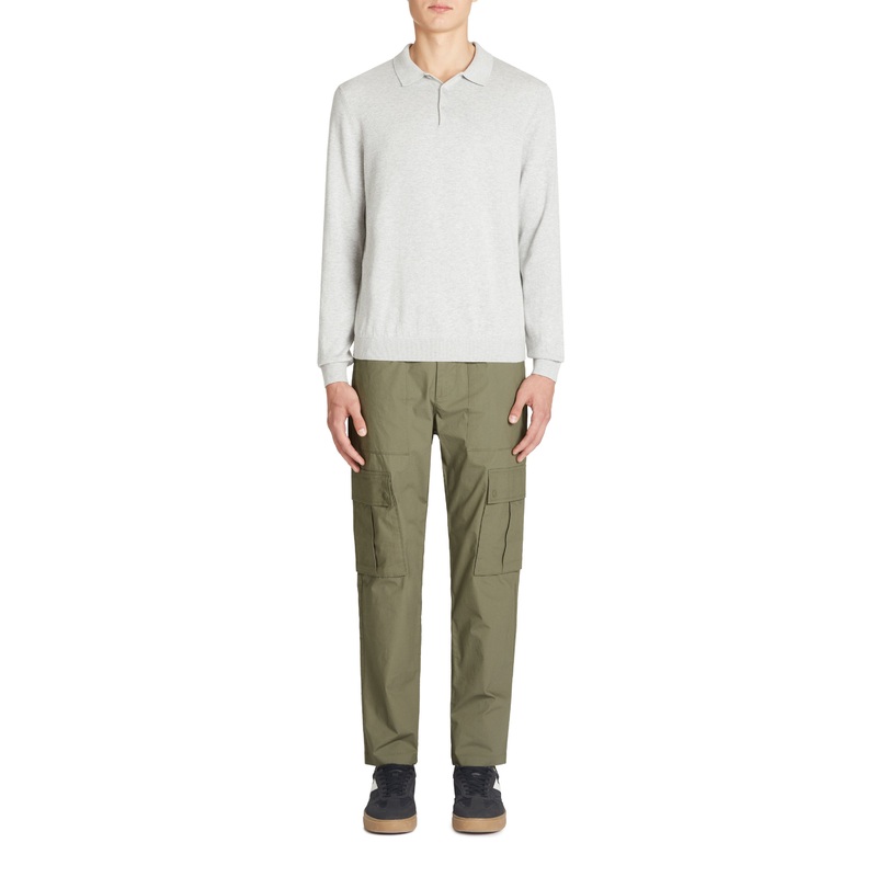 Straight Cargo Pants - Khaki