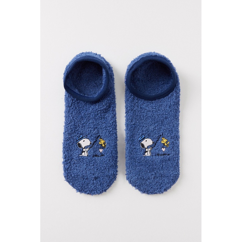 Blue Snoopy Invisible Socks