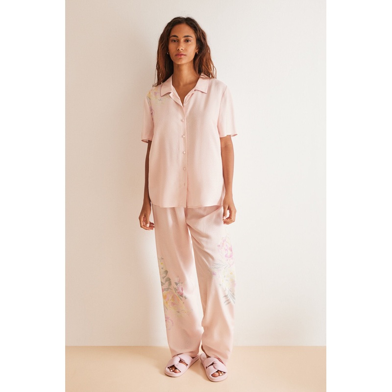 Floral Slimy T-Shirt Pajamas