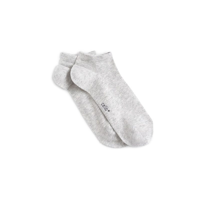 Low Cotton Socks - Heather Gray