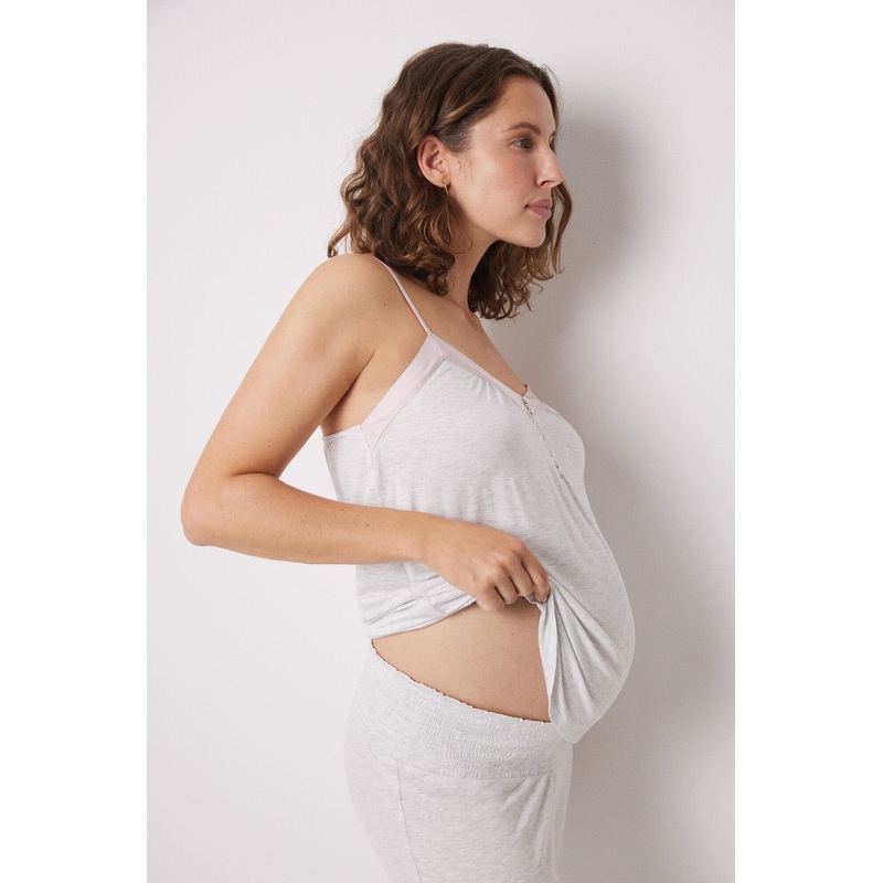 Pajamas "Maternity" Soft Touch Gray