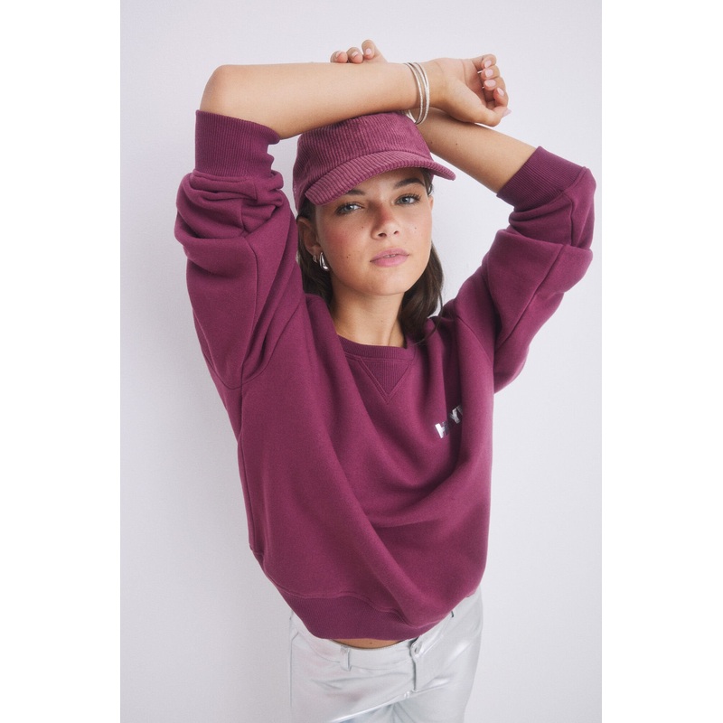Wine Logo Plush Sweatshirt
