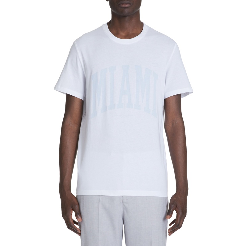 100% Cotton Round Neck Straight T-Shirt - White