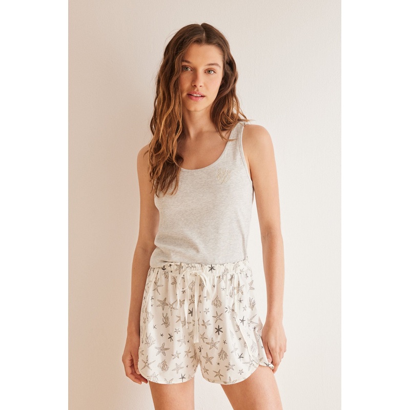 100% Mermaid Cotton Short Pajamas