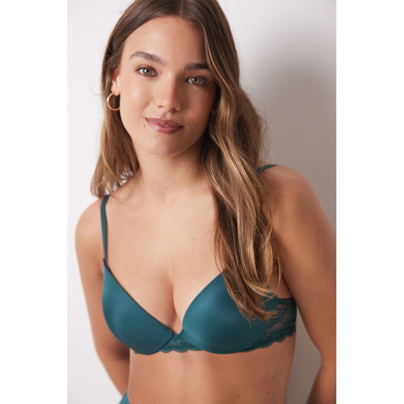 Gorgeous Push Up Bra Microfiber Green In Different Cup Sizes