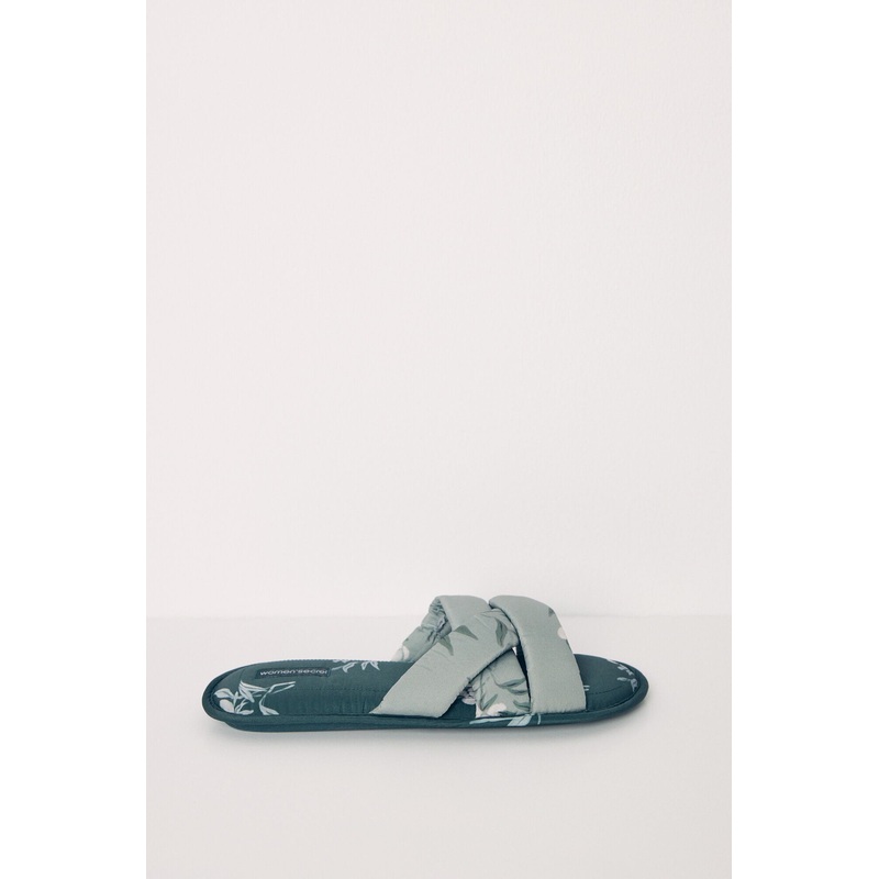 Green House Open Slippers