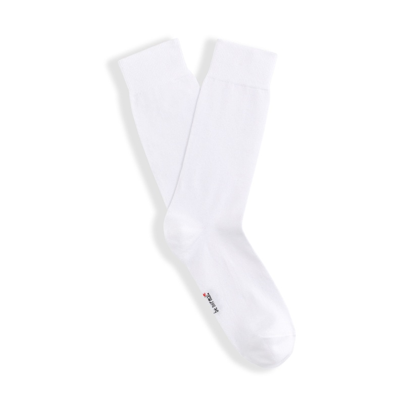High Cotton Socks - White