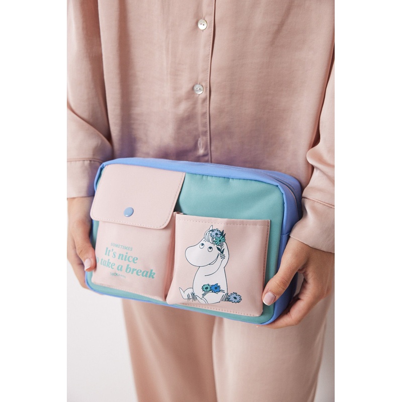 Medium Color Block Moomin Beauty Case