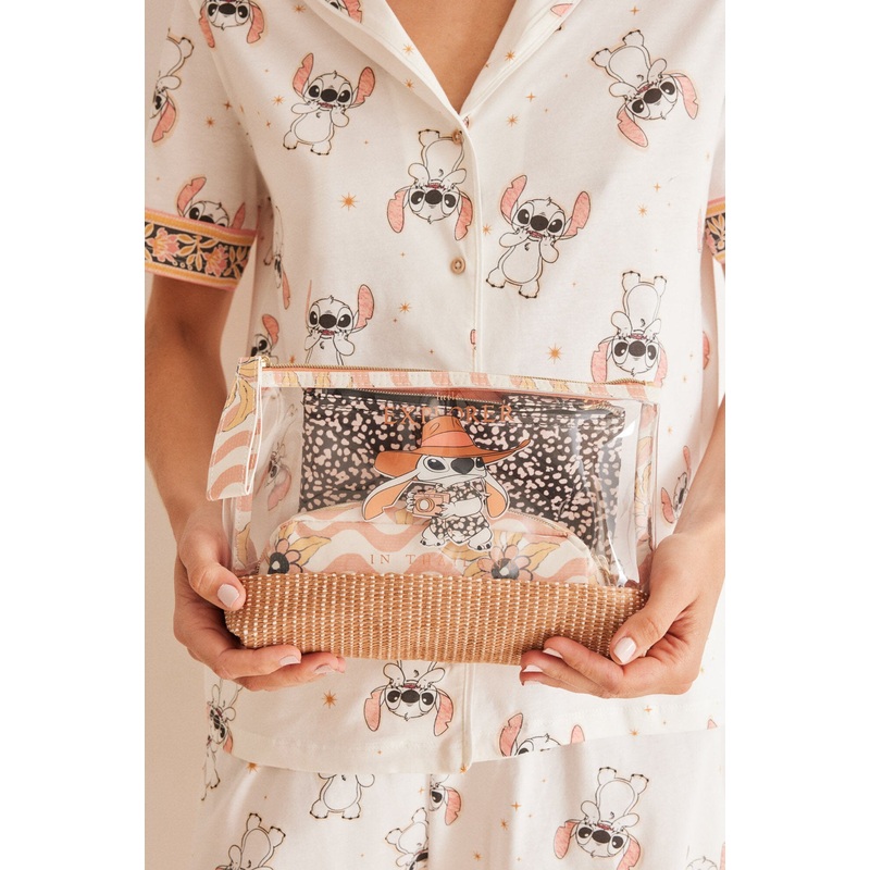 Pack 3 You Need Raffia Stitch Beauty Case