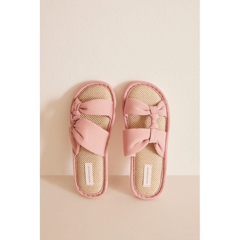 Pink Knot House Shoe