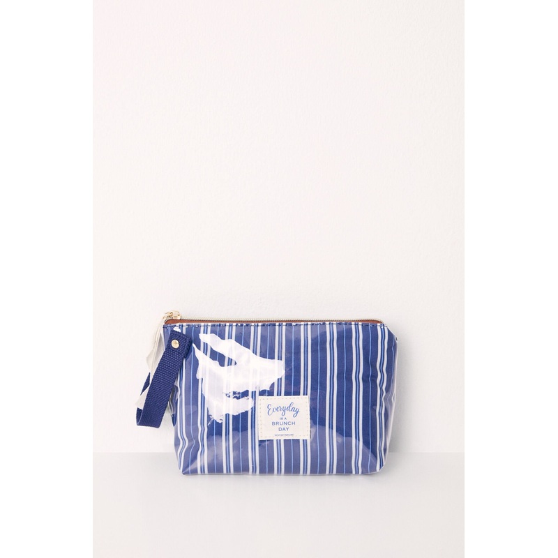 Small Navy Stripes Beauty Case