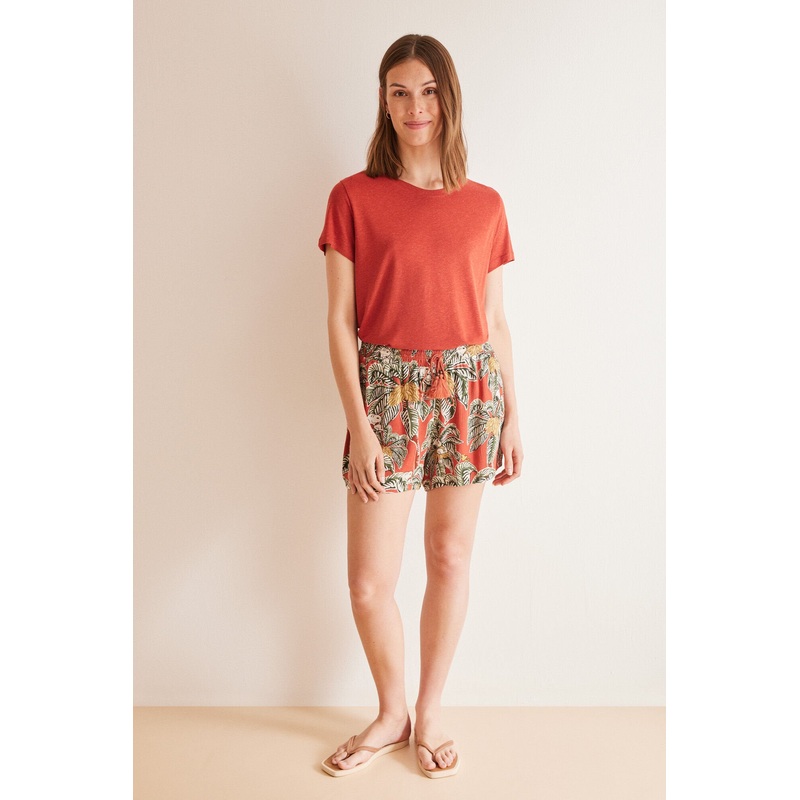 Viscose Snoopy Shorts