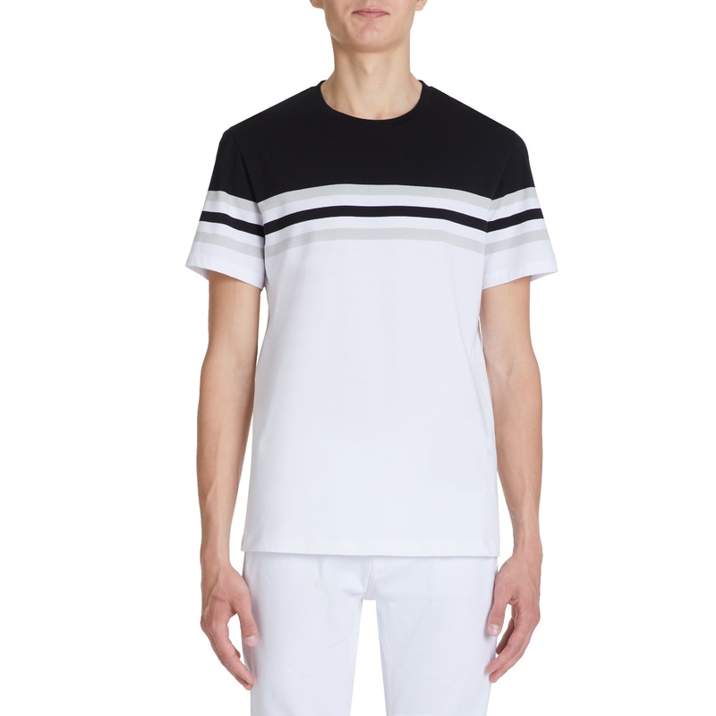 100% Cotton Straight Crew Neck T-Shirt - Black