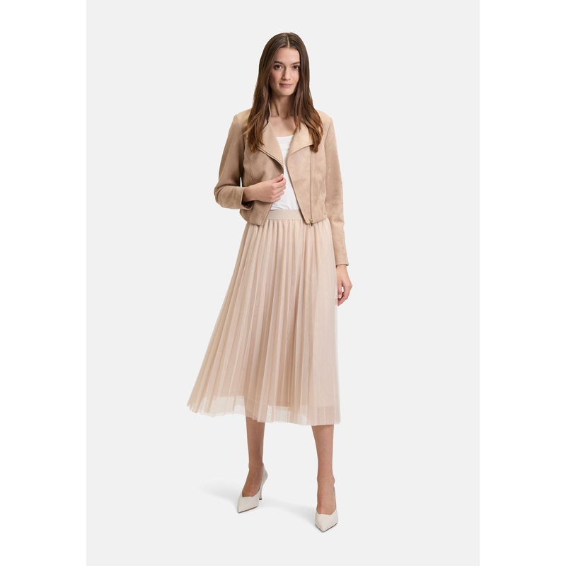 Midi Skirt with Pleats