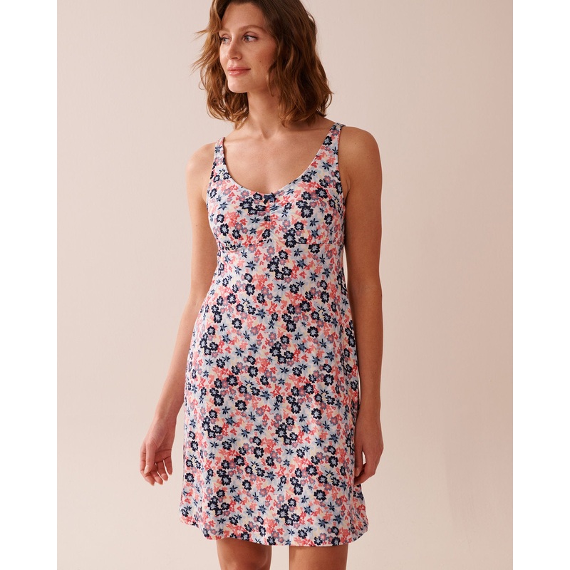 Multi Flower Soft Jersey Nightie