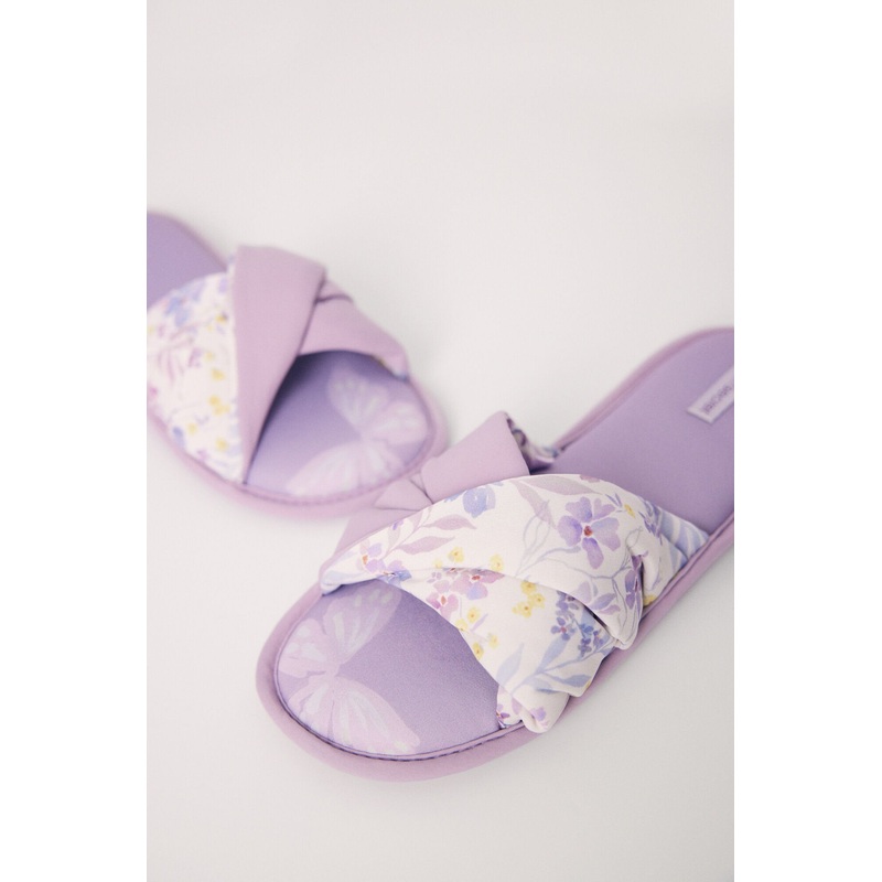 Violet Open House Slippers