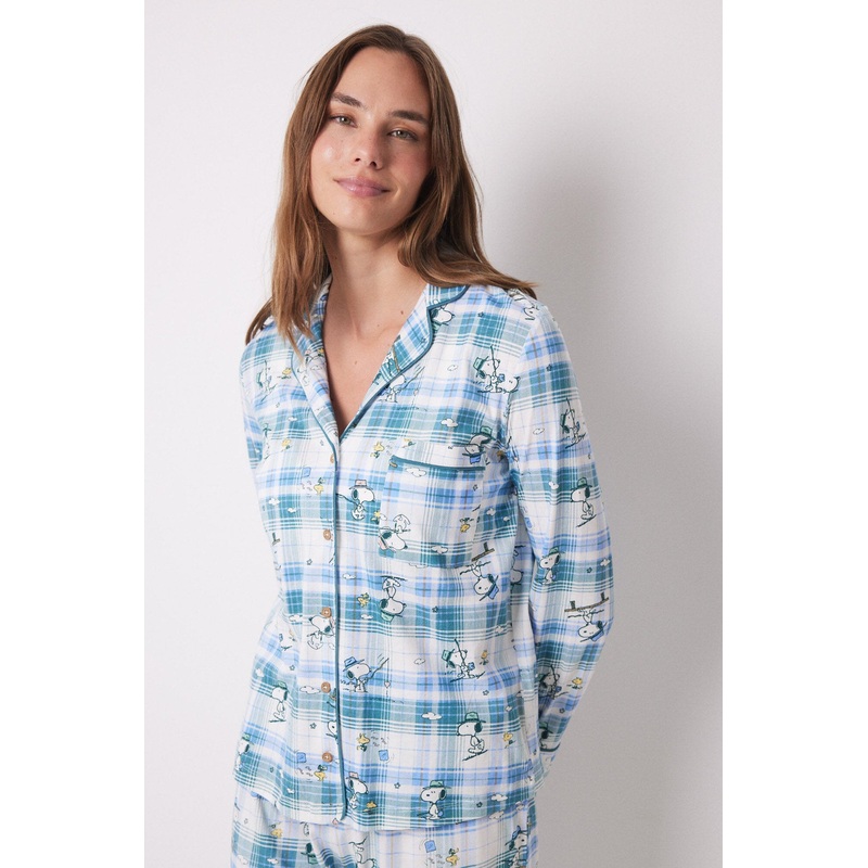 100% Snoopy Cotton Pajamas