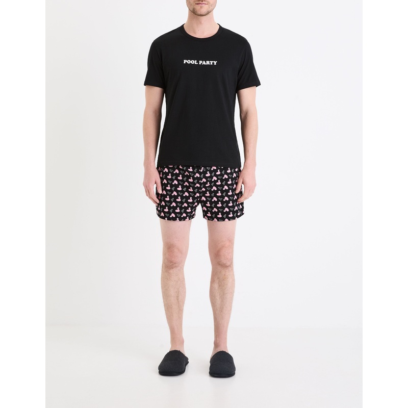 Cotton Pyjamas Shorts - Navy