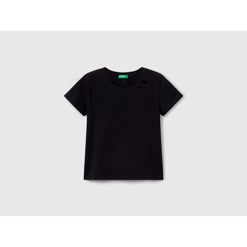 Cut Out Motif T-Shirt