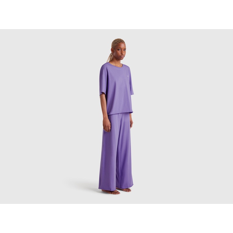 Loose-Fitting Pyjamas in Pure Cotton