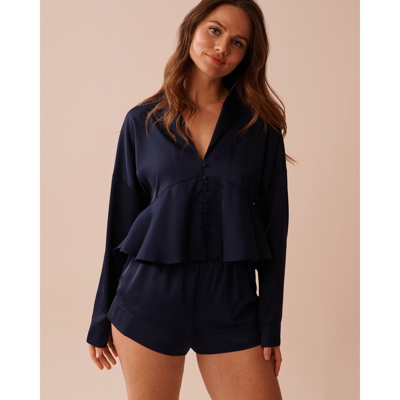 Luxury Edition Satin Flared Button-Down Shirt