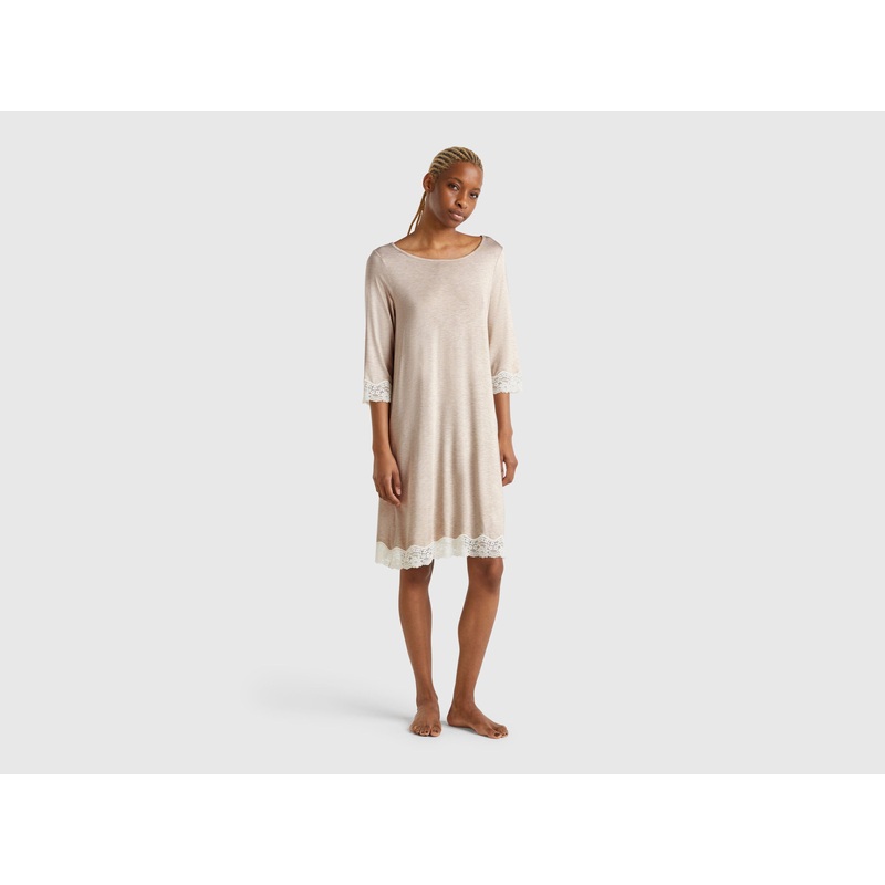 Nightshirt with Lace Details