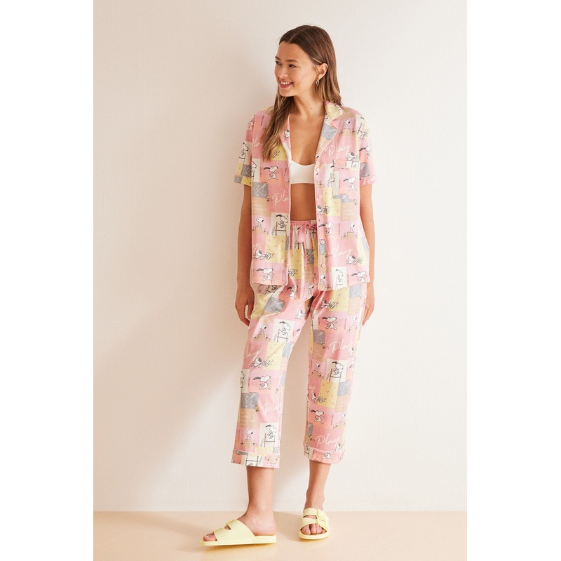 Patterned Pajama Set