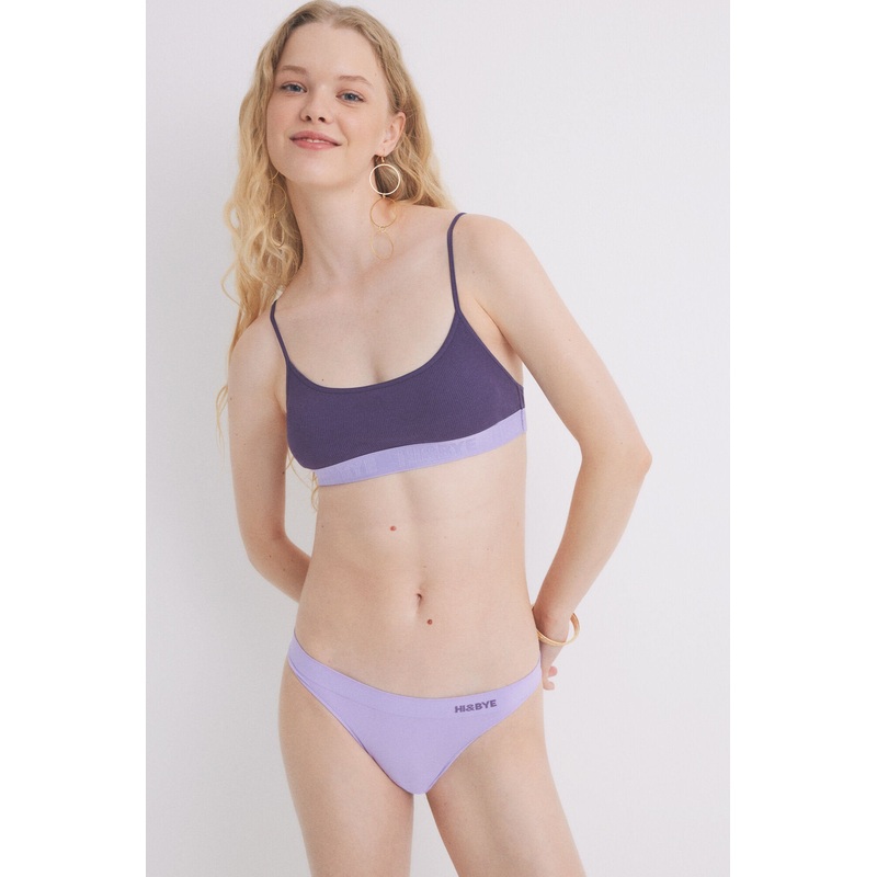 Seamless Brazilian Panty In Lilac