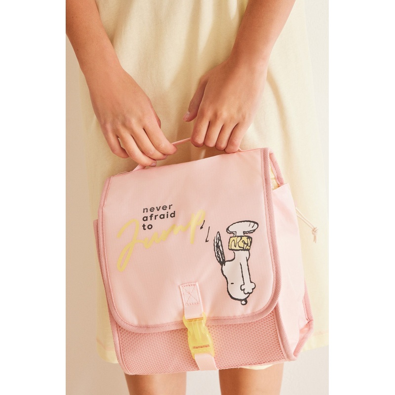 Snoopy Pink Folding Beauty Case