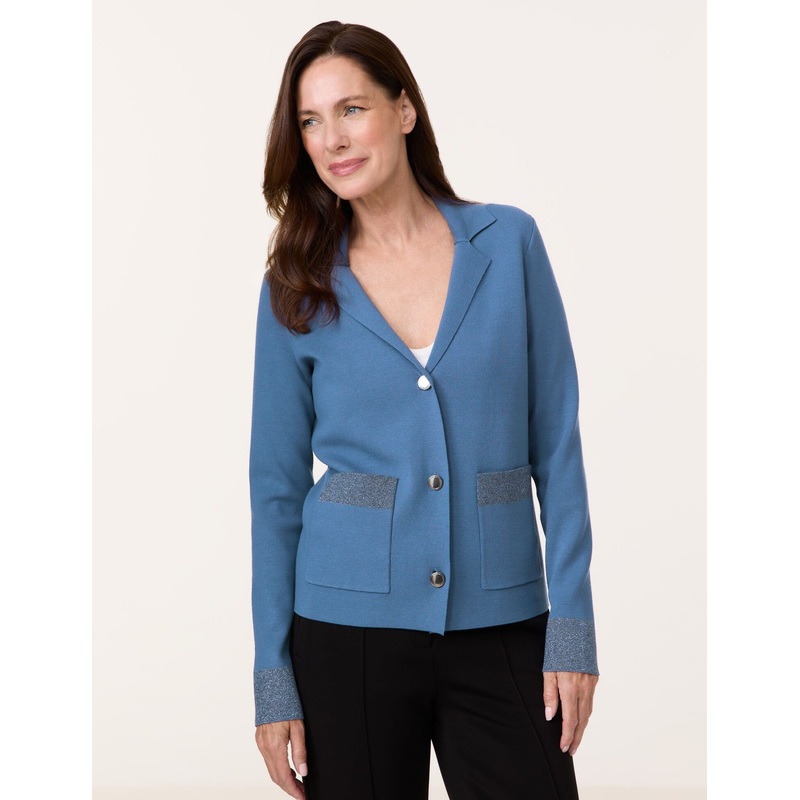 Blazer Style Cardigan