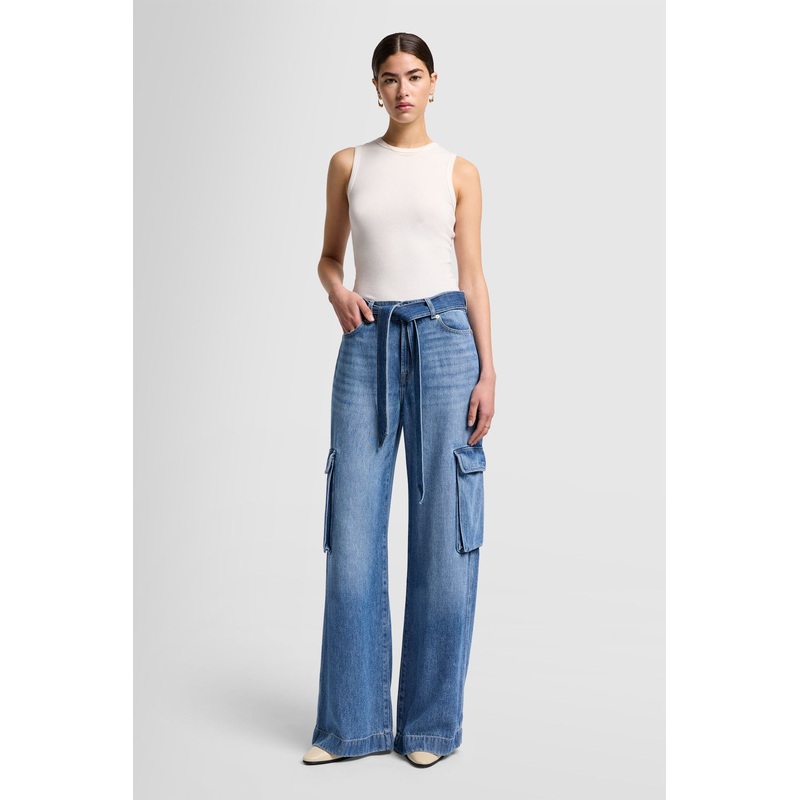 Cargo Palazzo Dream On With Self Tie Belt