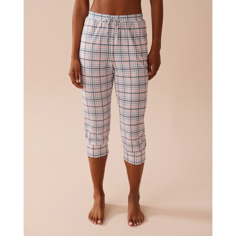 Cotton Cuff Capris