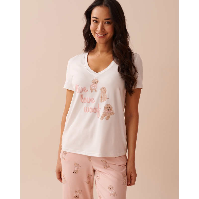Dog Print Super Soft T-Shirt