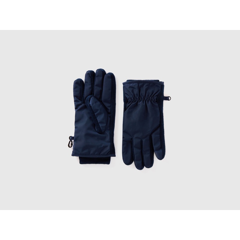 Knit And Nylon Gloves