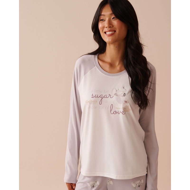 Koala Print Super Soft Long Sleeve Shirt
