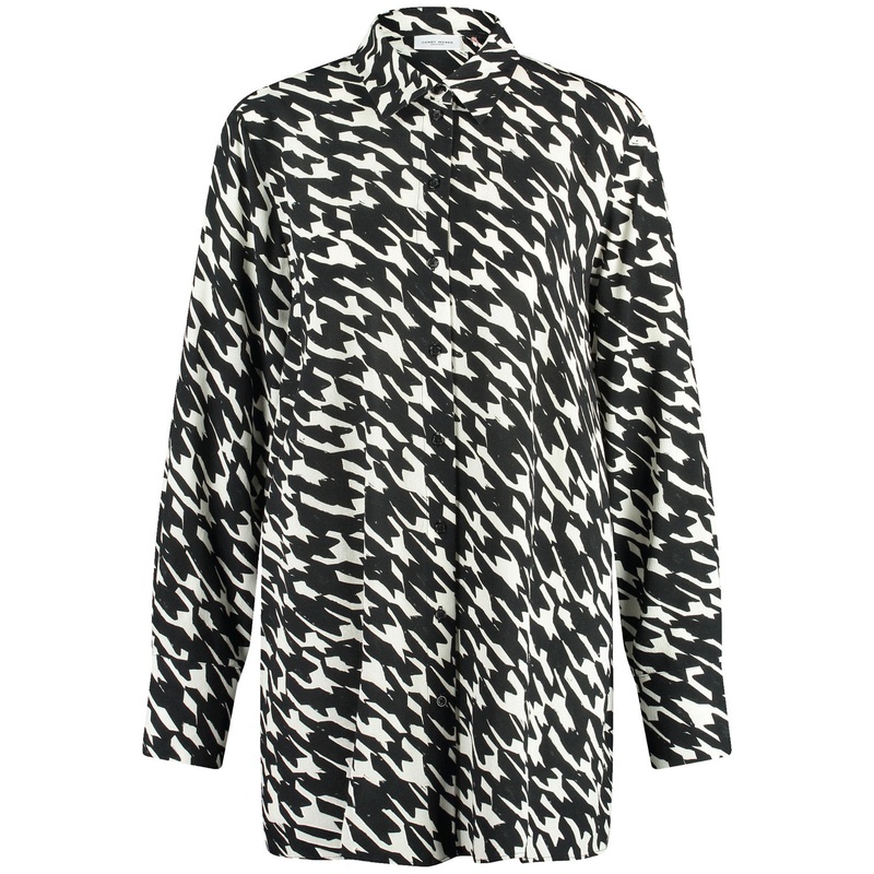 Long Sleeve Blouse With All Over Print
